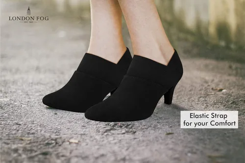Vista 4 de London Fog Botines de tacón Bobbie para mujer
