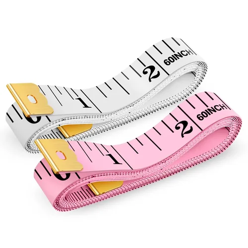 Vista 9 de Cinta métrica, iBayam Regla suave de medición de tela para pérdida de peso corporal, costura, sastre, tela de vinilo, suministros de manualidades