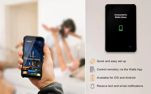 Vista 5 de SunTouch ConnectPlus WarmWire - Kit de calefacción para debajo del suelo con cable, sensor, termostato WiFi activado por voz SunStat, 10 pies