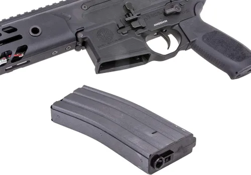 Vista 4 de SIG SAUER ProForce MCX Virtus - Rifle eléctrico de plástico de 0.236 in BB 120ª ajustable abatible frontal y trasera (batería no incluida)