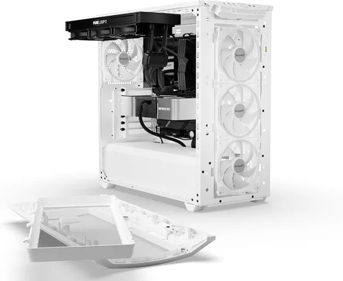 Vista 8 de be quiet! Shadow Base 800 FX - ARGB - Ventiladores PWM de 140mm con 4 Alas de Luz - Carcasa para PC gamer Mid-Tower - Soporte para radiadores