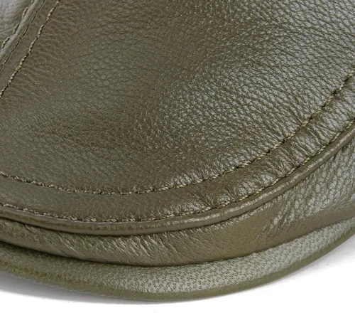 Vista 26 de VOBOOM Gorra de hiedra de cuero genuino ajustable para hombres y mujeres