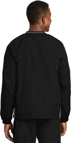 Vista 3 de Sport-Tek Camisa de viento raglán con cuello en V para hombre