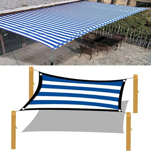 Vista 7 de Tela para sombra solar 1X1M/3X11M/6X6M/8X15M Malla de sombra con ojales, tela de sombra de jardín para plantas, protección térmica, toldos