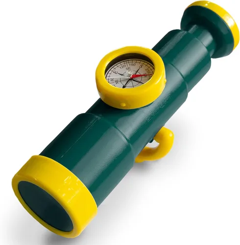 Vista 2 de Swing-N-Slide WS 4665 Telescopio sin aumento con accesorio de columpio de brújula, azul y amarillo