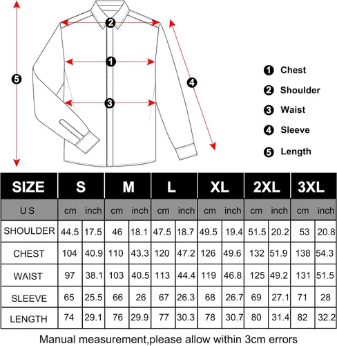 Vista 3 de DiBanGu Mens Shirt,Silk Long Sleeve Button Down Paisley Dress Shirts for Men Party Wedding