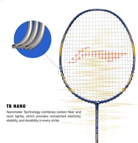 Vista 3 de Li-Ning Super Series 900 - Raqueta de bádminton con cubierta completa