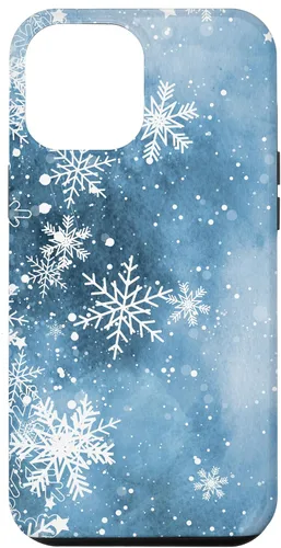 Vista 26 de Funda para iPhone 17 con diseño de copos de nieve con diseño de cristales helados