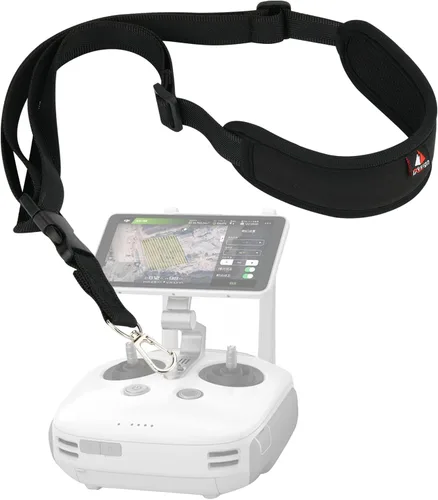 Vista 2 de Correa acolchada para el cuello ajustable y desmontable para mando a distancia para DJI Drone Phantom 3 4 Pro Inspire 1 (negro)