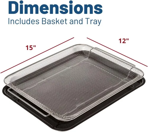 Vista 4 de GE Appliances - Juego de cesta y bandeja para freír de aire, PM48X120
