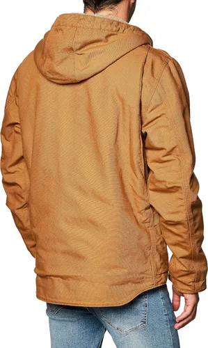 Vista 3 de Carhartt - Chaqueta con forro de sherpa de pato lavado de ajuste suelto para hombre