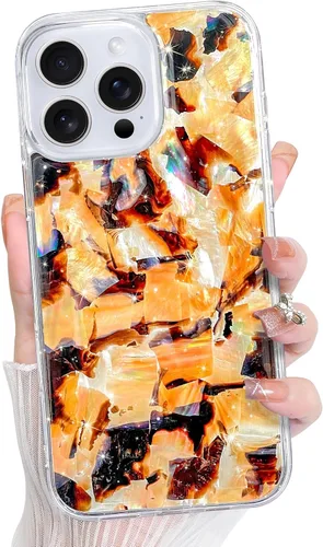 Vista 74 de Bonoma - Funda para iPhone 17 Pro Max 2025 con cristales brillantes, purpurina brillante