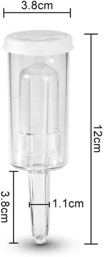 Vista 7 de Paquete de 6 candados de aire sin BPA para fermentación, elaboración de cerveza, cerveza, vino, chucrut, kimchi y otros proyectos de fermentación