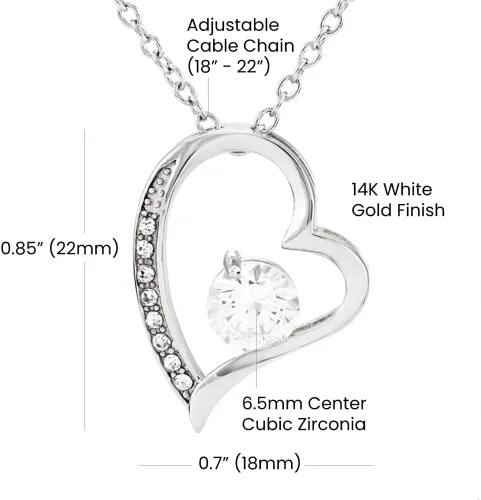 Vista 6 de LEXPO Para Mi Hermosa Esposa - Collar Regalo Personalizado Para Esposa, Novia, Pareja, Amor, Aniversario, Cumpleaños, Celebración - FL129