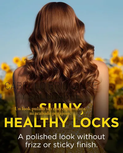 Vista 3 de Atomizador para cabello brillante de Andalou Naturals, 8.2 onzas líquidas