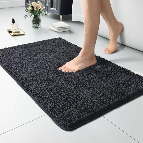 Vista 77 de LOCHAS - Alfombra de baño de lujo lanuda de 24 x 17 pulgadas, color beige
