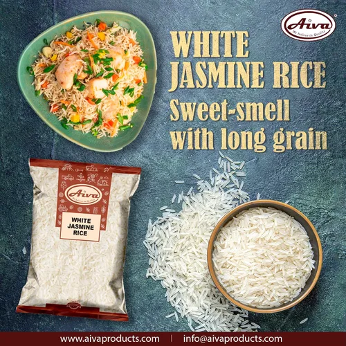 Vista 4 de Aiva - Arroz Jazmín Blanco Tailandés - 5 LB