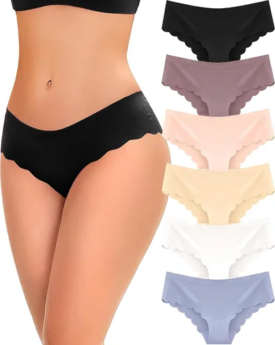 Vista 14 de FINETOO sin costuras para mujer Beige