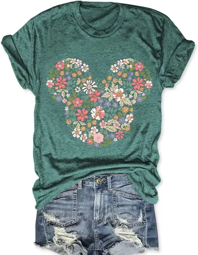Vista 8 de Magic Kingdom Castle - Camisa de manga corta para mujer, estilo bohemio