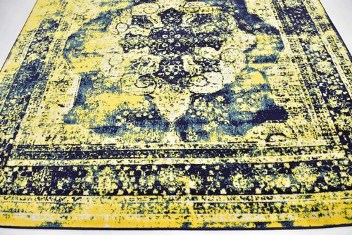 Vista 250 de Unique Loom Colección Sofia - Alfombra de área Salle Garnier (7' 1" x 10' Rectángulo, Borgoña/ Marfil)