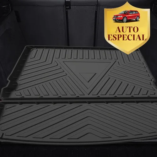 Vista 2 de Elsetyler Revestimiento de carga para viaje 2021 – TPO negro para todo tipo de clima, resistente al agua, bandeja de carga trasera, protector