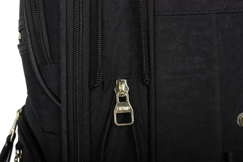 Vista 8 de Steve Madden Designer Luggage Collection Maleta ligera expandible de 24 pulgadas Bolsa a cuadros con ruedas giratorias de tamaño mediano