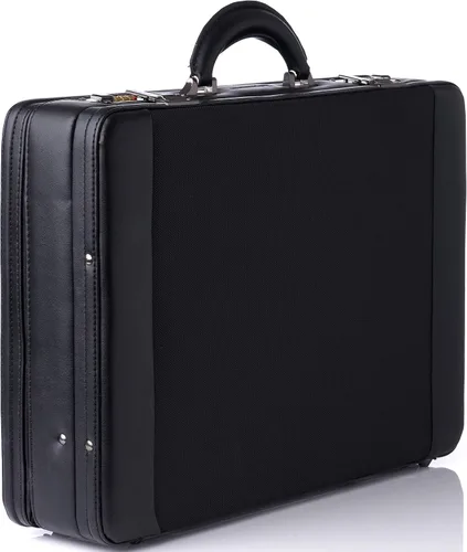 Vista 7 de Alpine Swiss Maletín lateral duro con cerradura de combinación doble expandible, Negro