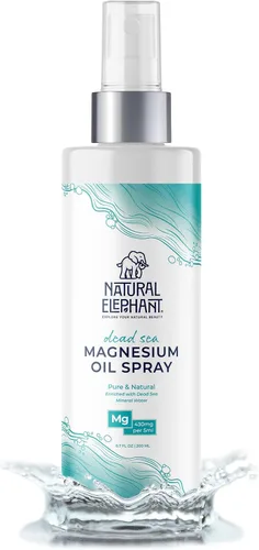 Vista 5 de Natural Elephant Spray de aceite de magnesio del Mar Muerto para uso tópico 100% puro Promueve la relajación y el bienestar