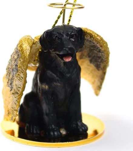 Vista 205 de Conversation Concepts Adorno navideño: Chihuahua, pelo largo 19-Dorado