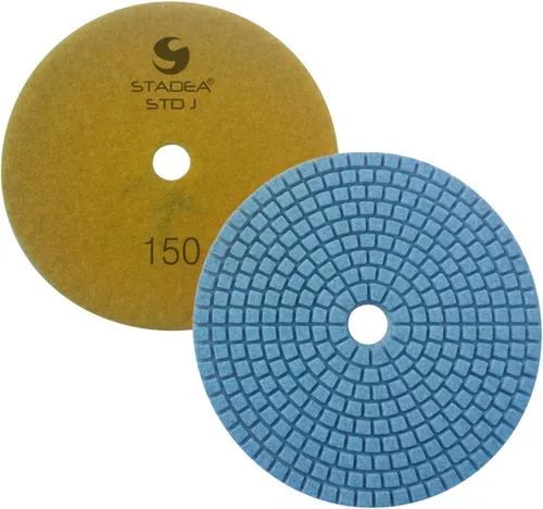Vista 24 de PPW101D Almohadillas de pulido de lijado de hormigón grano de 4 pulgadas 30 - Almohadillas de diamante para piso de mármol de terrazo de hormigón