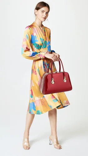Vista 4 de Style Strategy - Bolsos de charol para mujer asa superior con cierre de beso bolsos cruzados para mujer