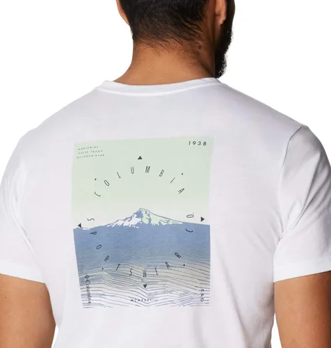 Vista 5 de Columbia High Dune Graphic Tee para hombre