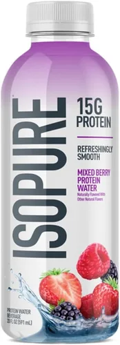Vista 24 de Isopure - polvo de proteína de suero de leche con sabor a fruta ligera refrescante