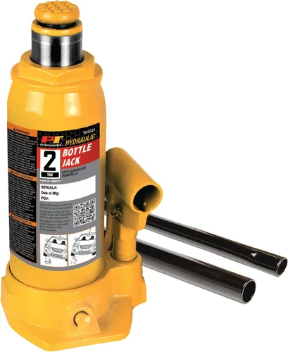 Vista 2 de Performance Tool W1621 Gato hidráulico de botella de servicio pesado de 2 toneladas (4,000 libras), amarillo