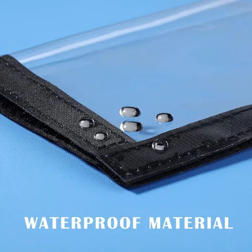Vista 7 de Geosar 20 fundas para señuelos de pesca, cubiertas de señuelos de PVC transparente, cubiertas de anzuelos de pesca, cubiertas de gancho de pesca