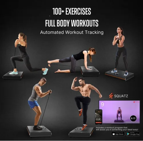 Vista 5 de SQUATZ Home Smart Gym, Adjustable Squat Rack Stand