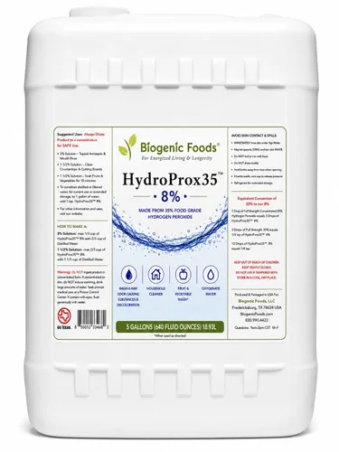 Vista 9 de HydroProx35 - Peróxido de hidrógeno puro de grado alimenticio al 8%