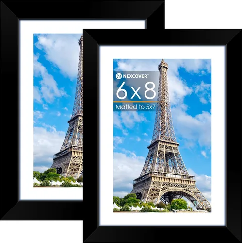 Vista 29 de NEXCOVER Portarretratos de 8.5 x 11 pulgadas, color negro, 10 unidades, marcos de fotos de 8.5 x 11 pulgadas con plexiglás HD inastillable, marcos