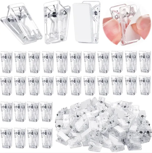 Vista 8 de Clips adhesivos para colgar, 25 clips de tapiz para colgar en la pared y organizar tarjetas Hanging, Card Organization