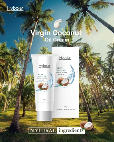 Vista 7 de Crema facial de aceite de coco virgen, hidratante diario natural para piel seca y sensible, hidratación profunda, calmante y fortalecimiento