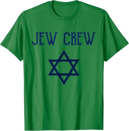Vista 5 de Camiseta Jew Crew Jewish Star, gris, S