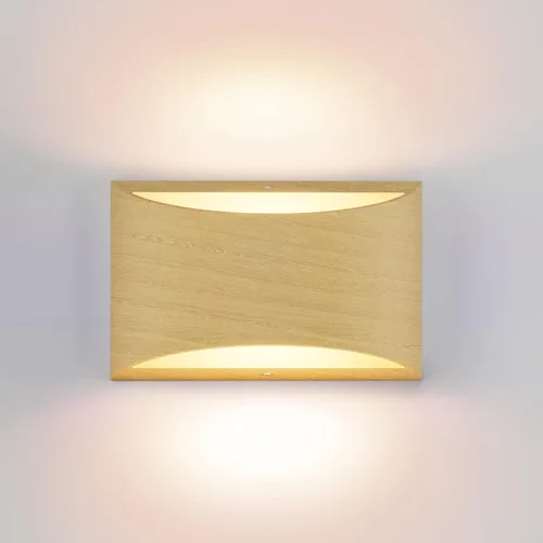 Vista 11 de Aipsun Aplique de Pared de Latón Cepillado Luces de Pared Interiores con Cableado Directo 1 Paquete Luz de Montaje en Pared Hacia Arriba y Hacia