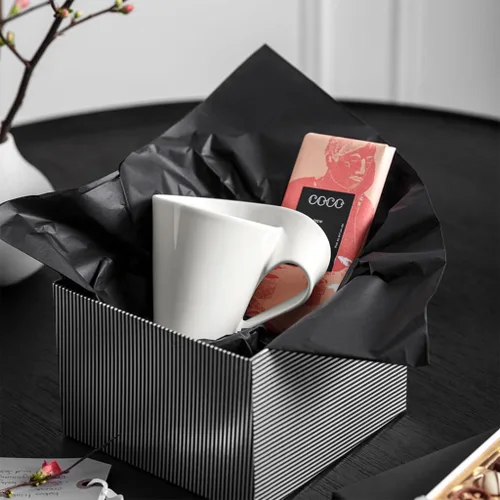 Vista 2 de Villeroy & Boch New Wave - Taza de té para café, 1 unidad (paquete de 1), color blanco Taza de té de porcelana, apta para microondas, perfecta