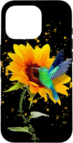 Vista 20 de Just a Girl who Love Hummingbirds Sunflower Bird Cute Flower Case for iPhone 17