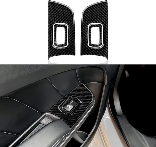 Vista 20 de Coche cambio cambio panel cubierta calcomanías para 2011 2012 2013 2014 Dodge cargador accesorios fibra carbono interior pegatinas