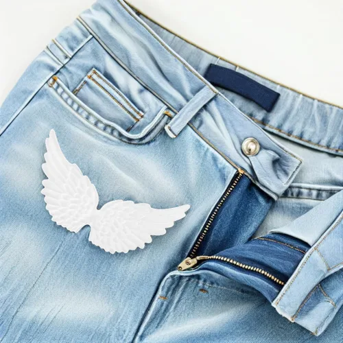 Vista 8 de Healeved 12 piezas de mini alas de ángel adornos de bricolaje alas decorativas para mochilas, accesorios de ropa, alas pequeñas creativas para Blanco
