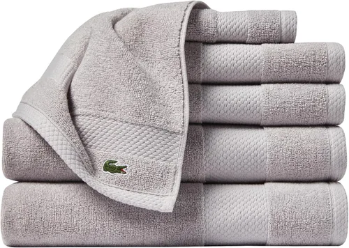 Vista 40 de Lacoste Heritage - Sábana de baño de 100 % algodón Supima, aloe, 35" x 70", altamente absorbente y de secado rápido, toalla de baño súper suave