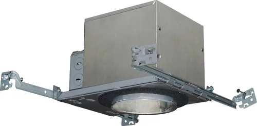 Vista 23 de Juno - Carcasa de luz de techo incandescente de 4 pulgadas para construcción nueva, luz empotrada con clasificación IC con perchas ajustables