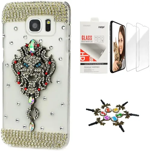 Vista 23 de Bling Case SSSGCDwSPSeries-24 - Funda con diseño 3D hecho a mano, 100 + cristales