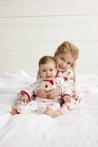 Vista 4 de Mud Pie Conjunto de pijama de Navidad para bebé niña